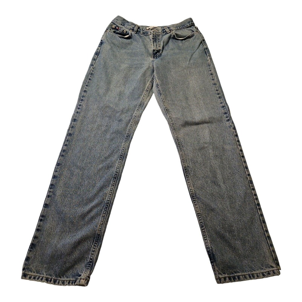 Vintage Tommy Hilfiger Jeans Women's 10 Stone Wash Y2K Classic Preppy - Picture 1 of 10